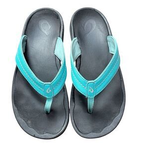 Olukai Aqua Blue Flip Flopd